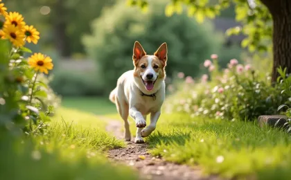 Garten mit Hund gestalten: robuste Pflanzen und Flächen