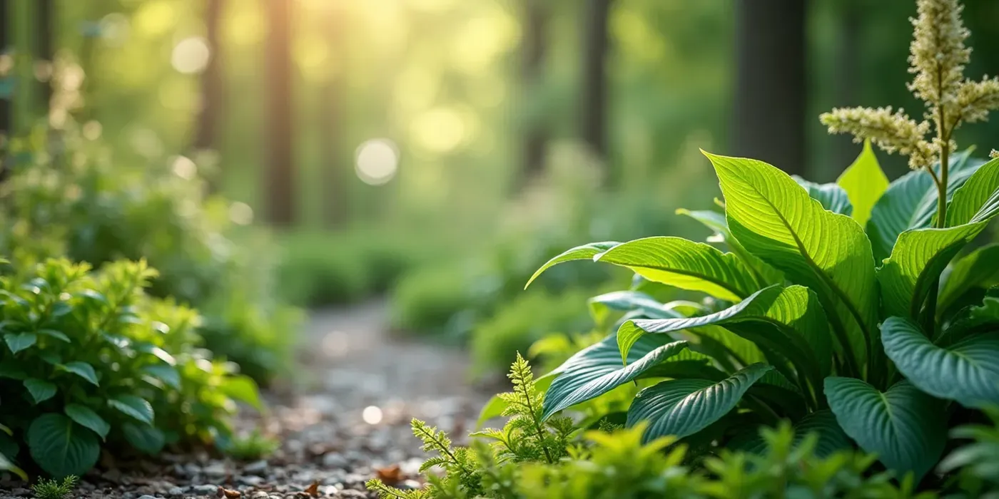 Welche Pflanzen passen zu Hostas (Funkien)?