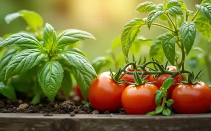 Welche Pflanzen passen zu Tomaten?