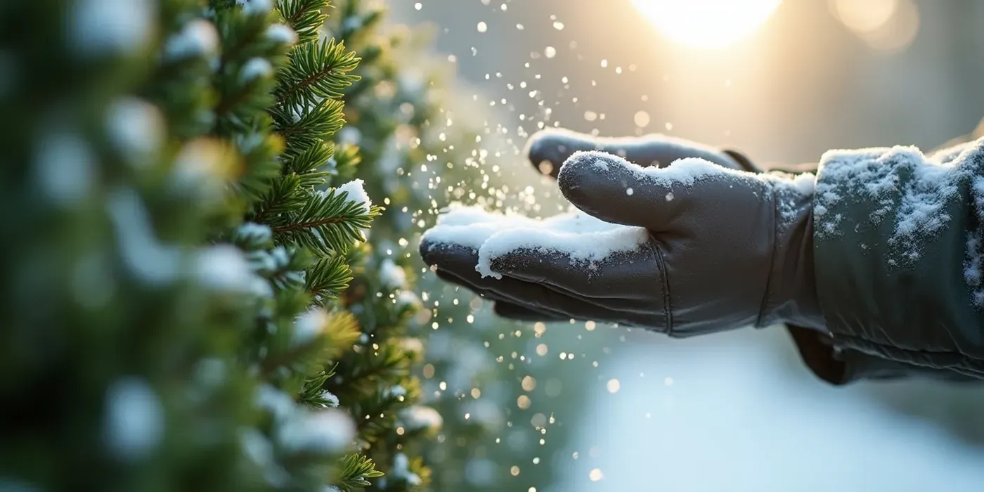 Schnee von Pflanzen entfernen oder liegen lassen?