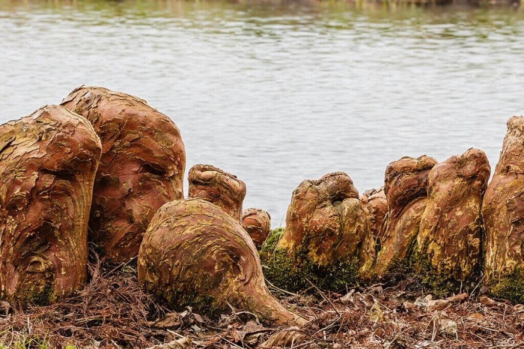 Sumpfzypresse (Taxodium distichum) — Pflanzenfoto